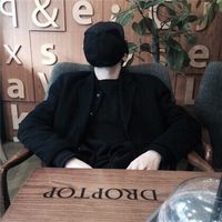 黑白颓废男生头像 卑微似一粒尘埃