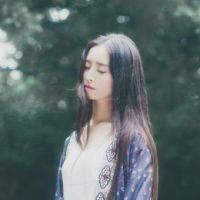 好看的侧脸女生头像 眼泪是天使的礼物