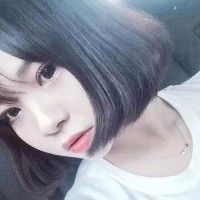 好看的短发女生头像 长发陪你留短发为你变
