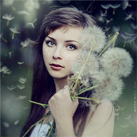 欧美森系女生意境头像
