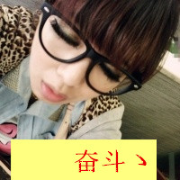 非主流戴眼镜女生头像