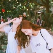 韩系小清新闺蜜头像吧 一起笑一起闹