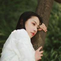 非主流伤感女生头像 一抹红尘泪