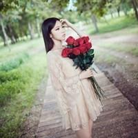 带花的好看的女生头像 谁的等待没有未来