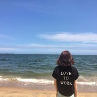 意境唯美海女生头像 拥抱孤岛的深海