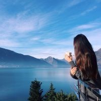 意境唯美海女生头像 拥抱孤岛的深海