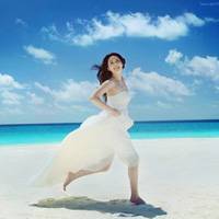意境唯美海女生头像 拥抱孤岛的深海