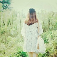 唯美意境背影女生头像 追不上背影的心跳声