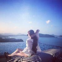 唯美意境背影女生头像 追不上背影的心跳声