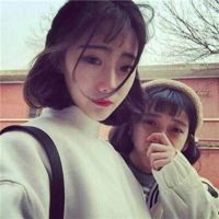 逗比闺蜜头像一左一右 肩膀借你依靠
