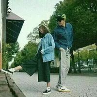 小清新情侣头像森系一左一右