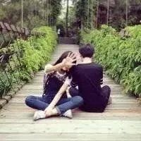 小清新情侣头像森系一左一右