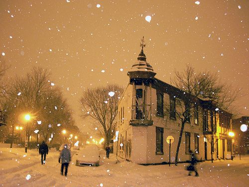 唯美的下雪图片 唯美雪景风采