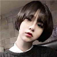 可爱的短发美女头像 韩范短发女生头像