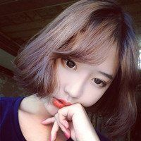 特别霸气的短发女生头像