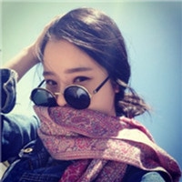 戴眼镜的可爱女生头像