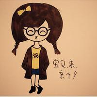漂亮的手绘女生头像 可爱卡通版