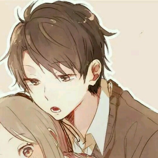 唯美的高清卡通情侣头像 一男一女
