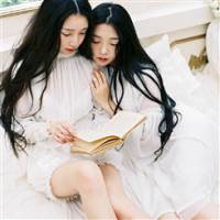 可爱两姐妹头像 两人一张图