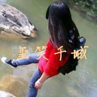 红色小清新女生头像带字