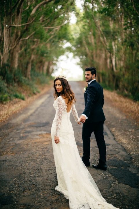 好看的欧美风婚纱照图片