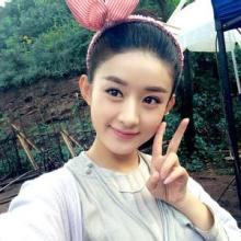 美女明星赵丽颖qq头像