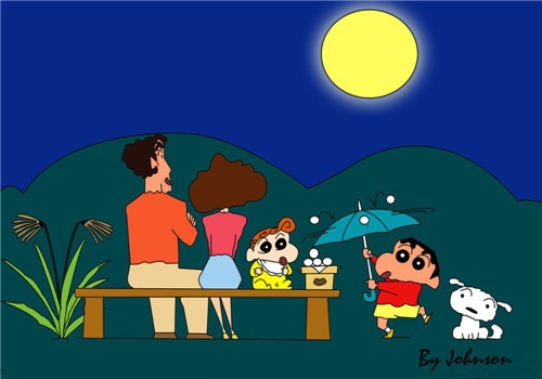 蜡笔小新可爱图片