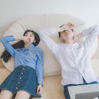 超高颜值的帅哥美女情侣头像