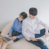 超高颜值的帅哥美女情侣头像