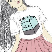 卡通头像女生唯美小清新_一身仙女味