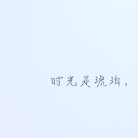 最好的微信纯文字头像 时光是琥珀