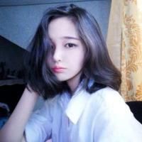 韩国高冷白色短发女生头像