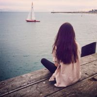 阳光背影女生头像 qq头像女生阳光下背影