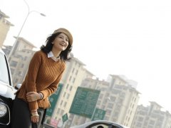 高圆圆街拍图片 高圆圆微笑图片