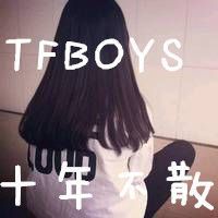 女生背影长发头像tfboys