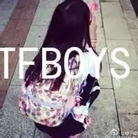 女生背影长发头像tfboys