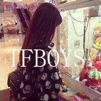 女生背影长发头像tfboys