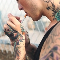 微信纹身头像男   男生纹身头像超拽
