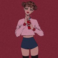 手绘卡通qq头像 qq手绘头像卡通女生