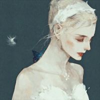 手绘卡通qq头像 qq手绘头像卡通女生