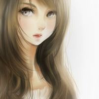 手绘卡通qq头像 qq手绘头像卡通女生