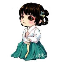 手绘卡通qq头像 qq手绘头像卡通女生
