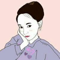 手绘卡通qq头像 qq手绘头像卡通女生