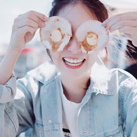 唯美清纯甜美女生头像_爱苹果的女孩