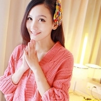 唯美清纯甜美女生头像_爱苹果的女孩