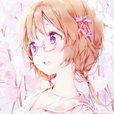 可爱呆萌卡通女孩头像