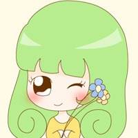可爱呆萌卡通女孩头像
