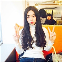 女生小清新长发头像