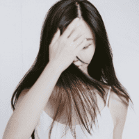 女生小清新长发头像