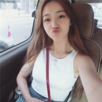 女生小清新长发头像